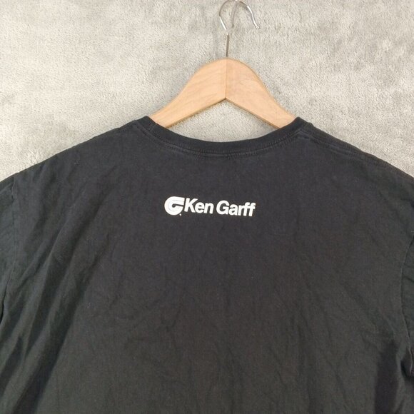 GILDAN Softstyle T-Shirt Size LARGE Men Sleeve Casual Solid Black - Picture 8 of 10